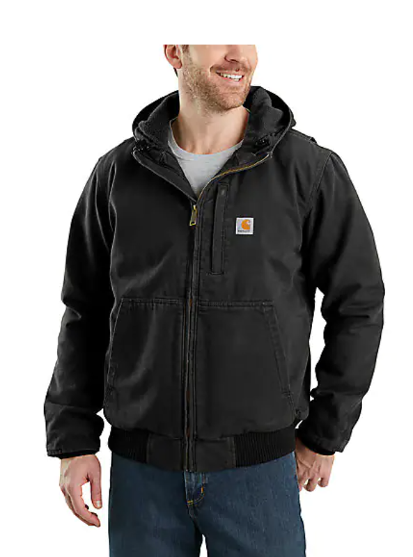 Carhartt 103371 Full Swing Loose Fit Washed Duck Fleece lined